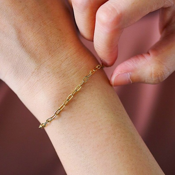 ⚜️𝟯𝟬%𝗢𝗙𝗙 𝗯𝘂𝗻𝗱𝗹𝗲𝘀 𝟯+⚜️ NEW Paperclip Steel Bracelet - Picture 9 of 16